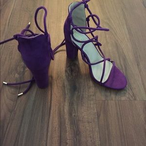 High heel shoes
